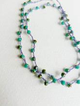 Load image into Gallery viewer, Murano Island Violet Necklace