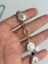Load image into Gallery viewer, Pearl And Gem Knotted Necklace