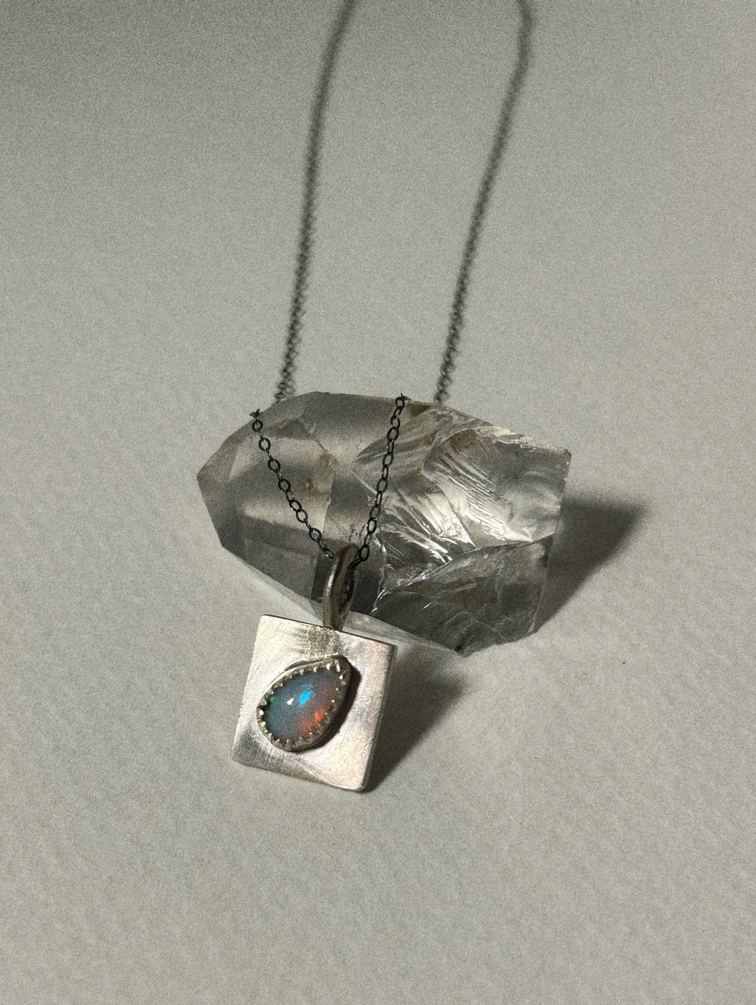 Opal Drop Necklace