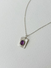 Load image into Gallery viewer, Oval Amethyst Necklace