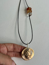 Load image into Gallery viewer, Demeter Bronze Coin Necklace