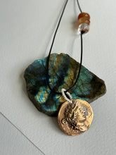 Load image into Gallery viewer, Demeter Bronze Coin Necklace