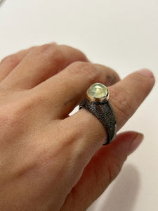 Prehnite Harmony Ring