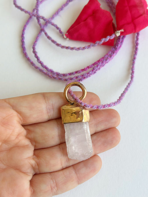 Kunzite Dawn Pendant