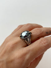 Load image into Gallery viewer, Hematite Silver And Gold Ring