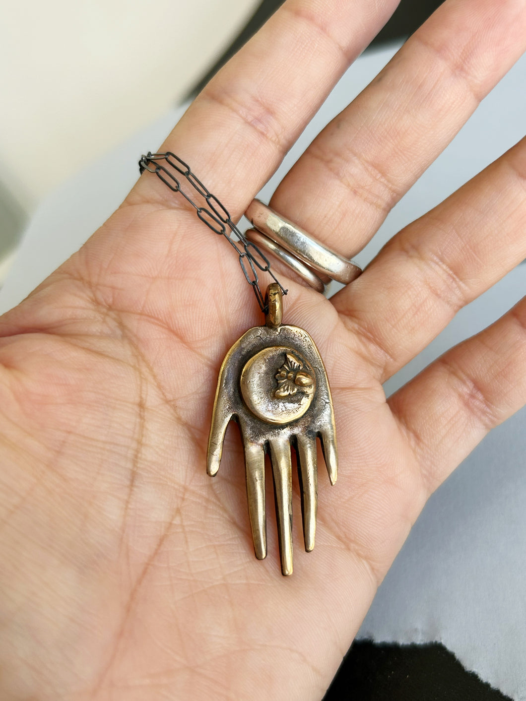 Sacred Bee Hand Amulet