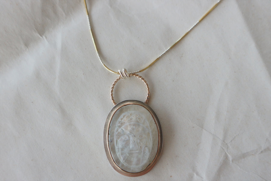 Budha Moonstone Amulet