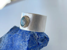 Load image into Gallery viewer, Opal Silver And Gold Ring