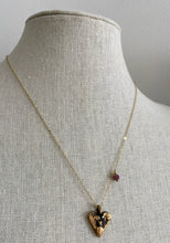 Load image into Gallery viewer, Heart And Tourmaline Necklace